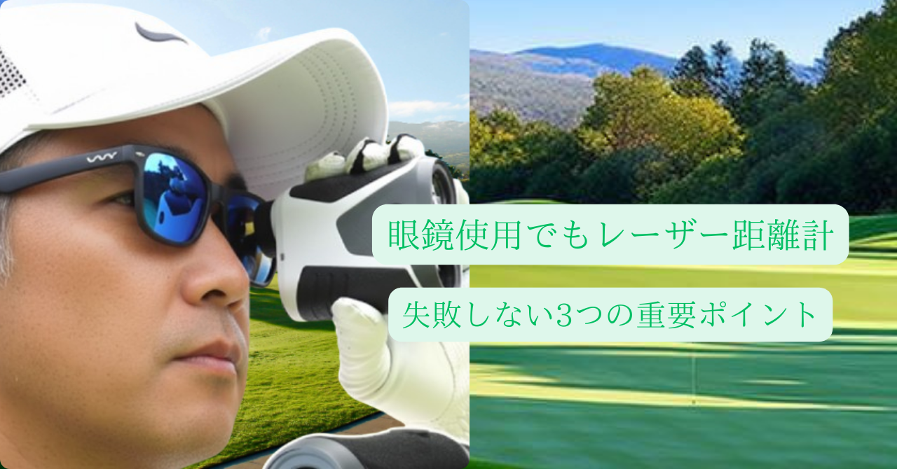 眼鏡でも見やすいレーザー距離計の選び方|アイレリーフの基準と失敗しない3つの重要ポイント